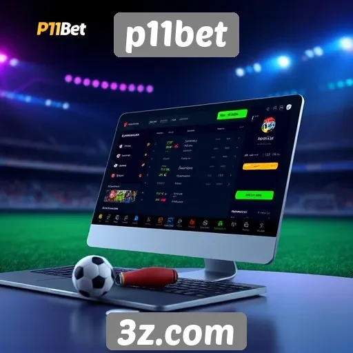 Novas funcionalidades do site p11bet em destaque